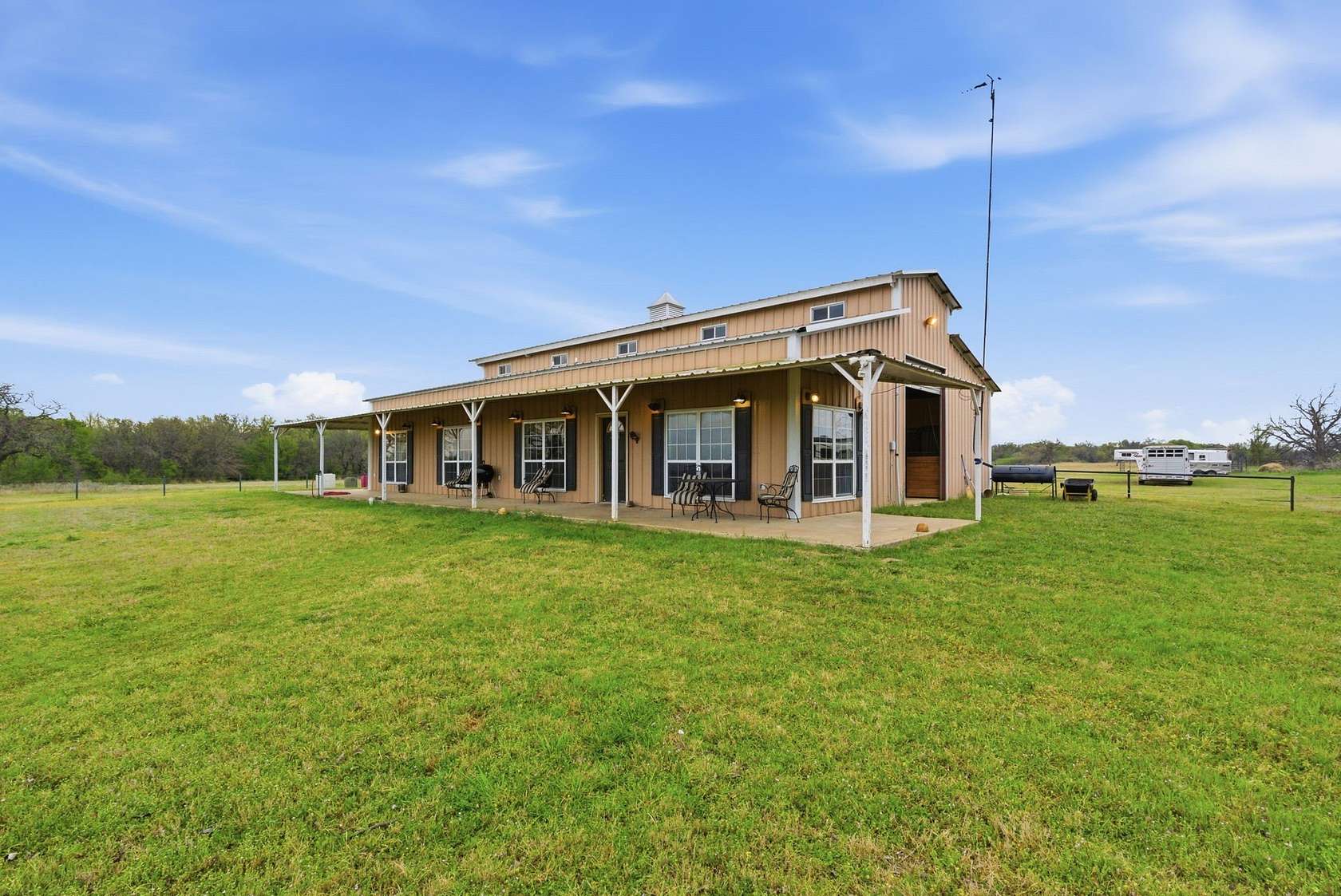 107 Acres of Land with Home for Sale in Lipan, Texas