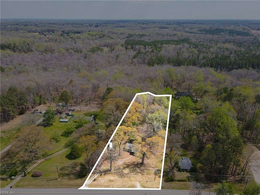 5.15 Acres of Land with Home for Sale in Toano, Virginia