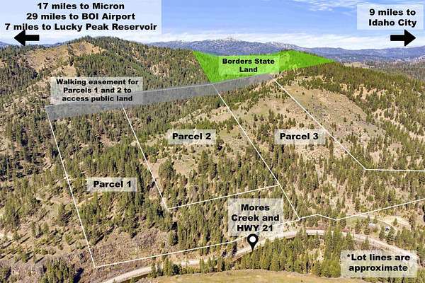 117 Acres of Recreational Land for Sale in Boise, Idaho