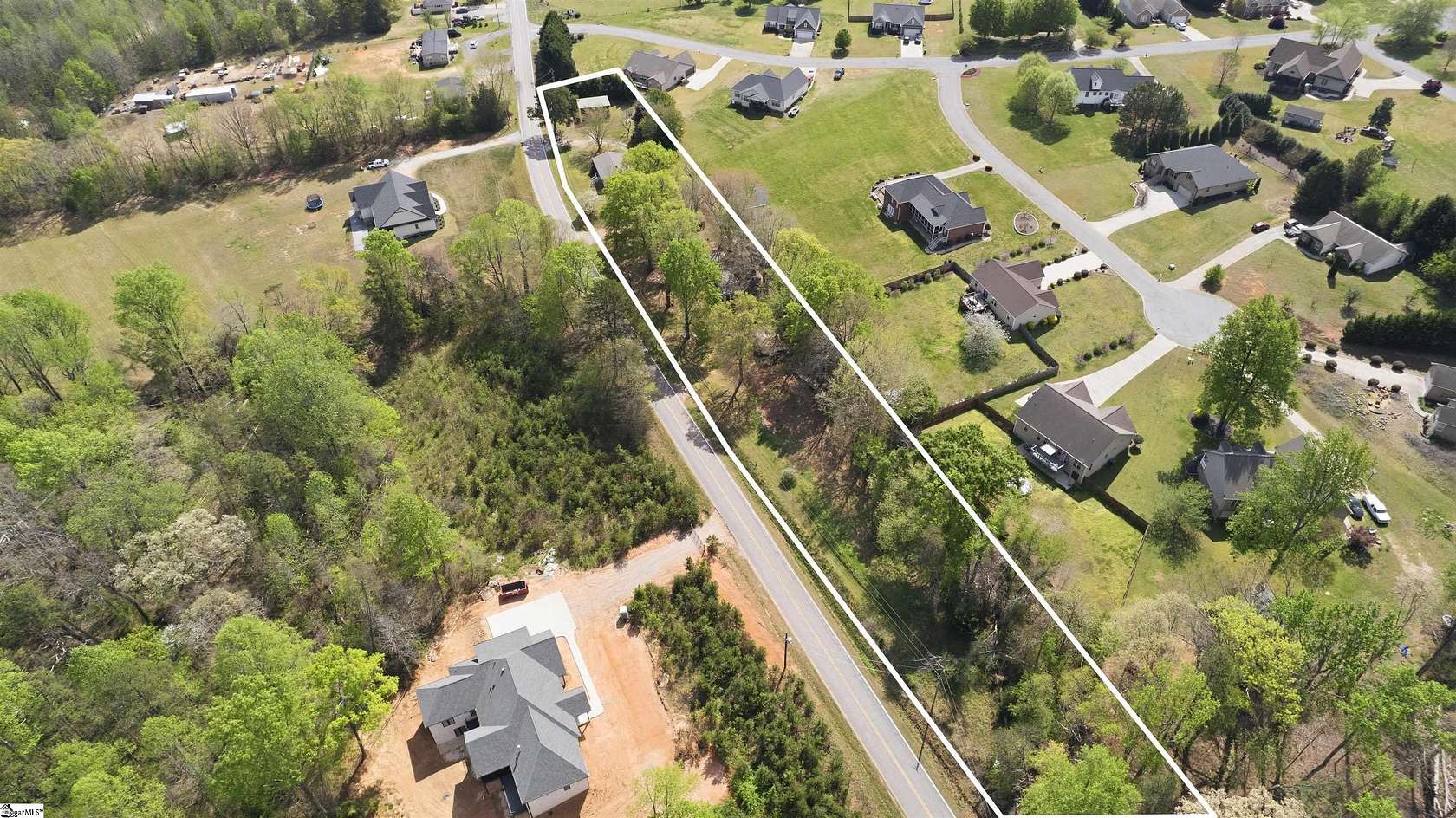 1.77 Acres of Land with Home for Sale in Campobello, South Carolina