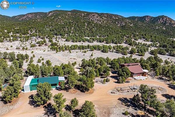 40 Acres of Recreational Land with Home for Sale in Cotopaxi, Colorado