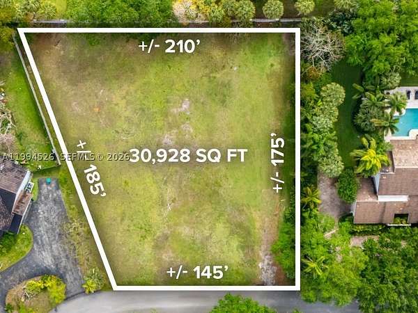 0.71 Acres of Residential Land for Sale in Palmetto Bay, Florida