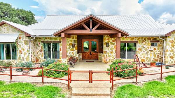 75.7 Acres of Land with Home for Sale in Santo, Texas