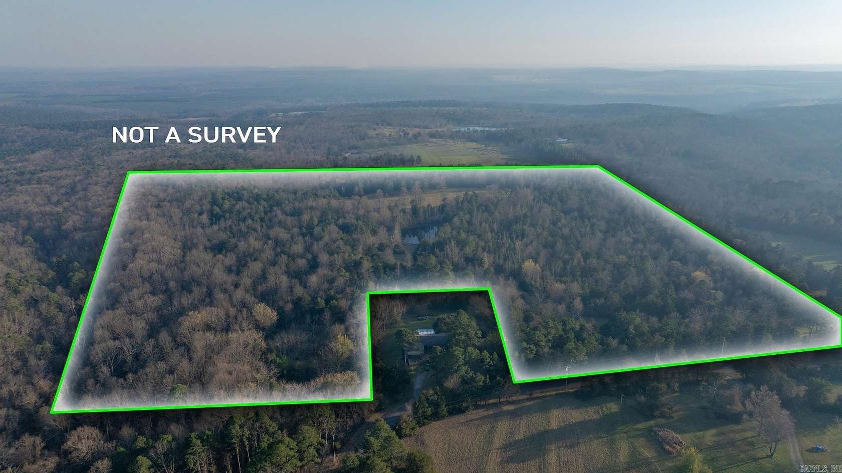 36 Acres of Recreational & Residential Land for Sale in Locust Grove, Arkansas