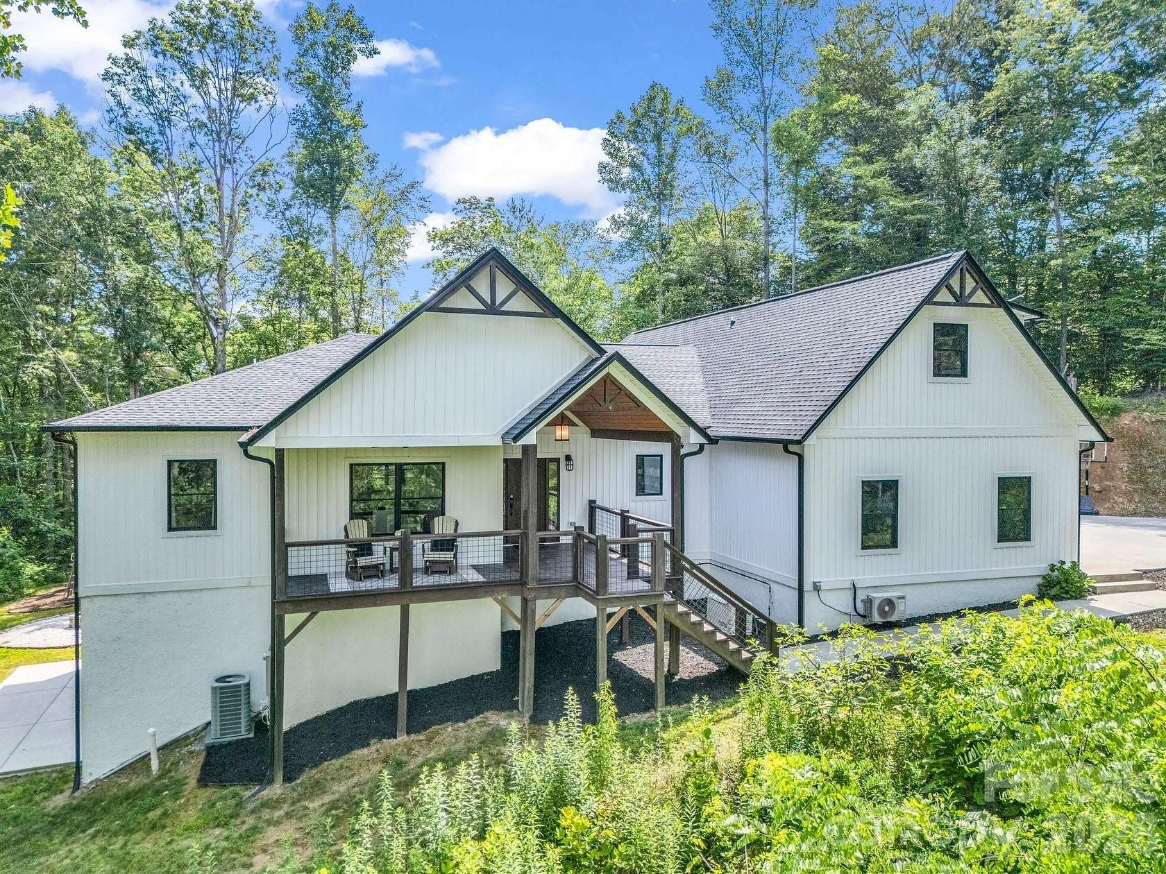 6.54 Acres of Land with Home for Sale in Horse Shoe, North Carolina