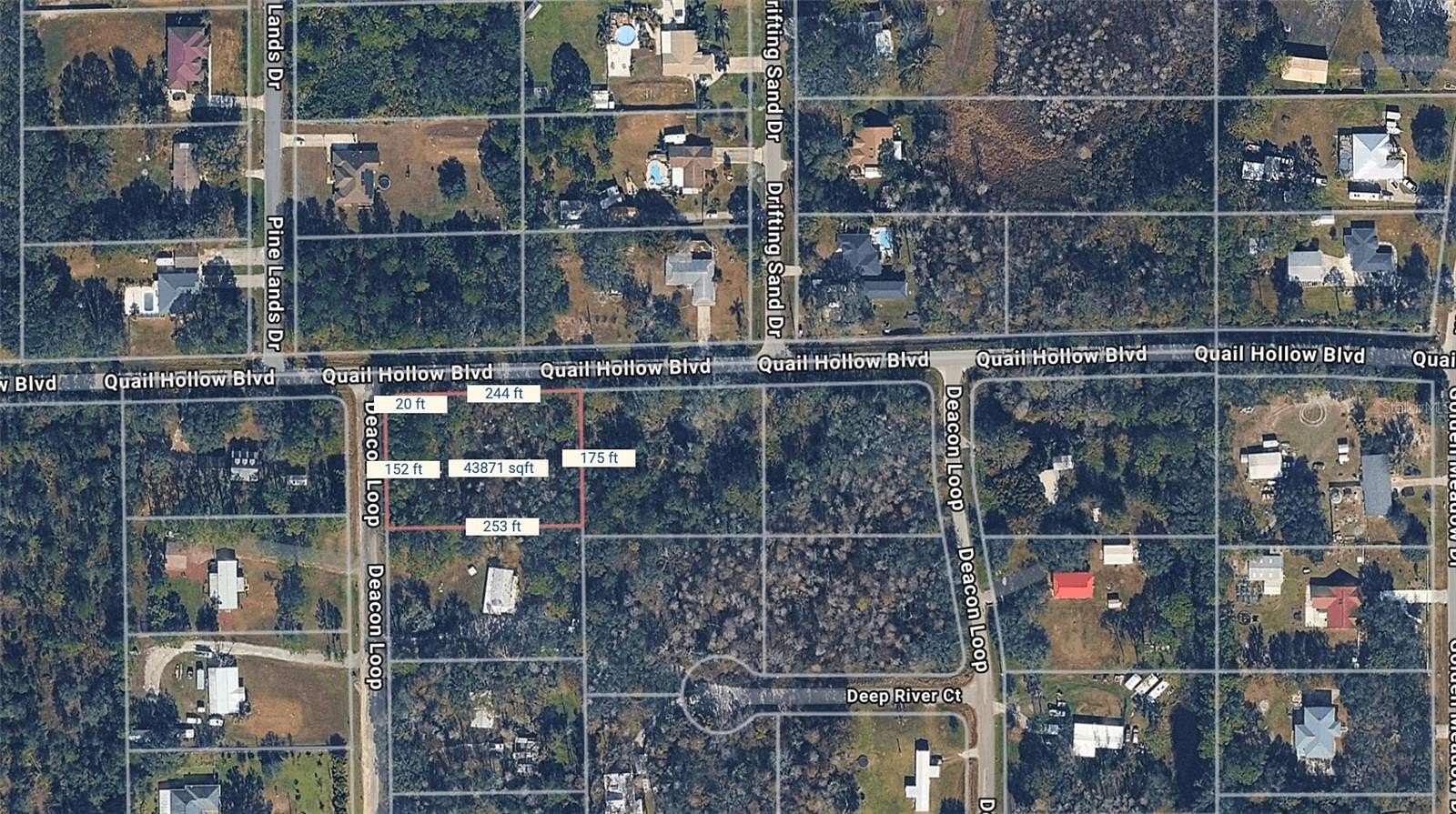 1.19 Acres of Residential Land for Sale in Wesley Chapel, Florida