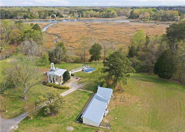 72 Acres of Agricultural Land with Home for Sale in Suffolk, Virginia