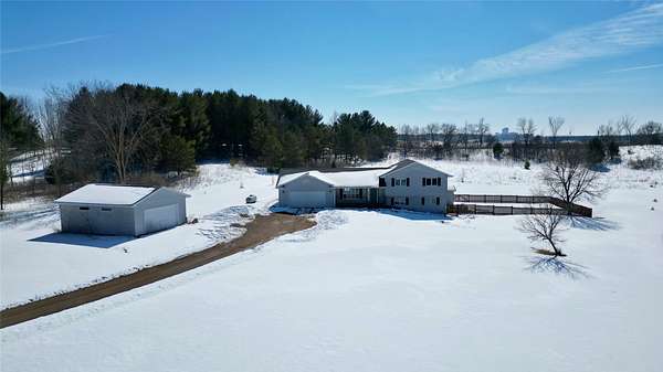 5.3 Acres of Land with Home for Sale in Eau Claire, Wisconsin