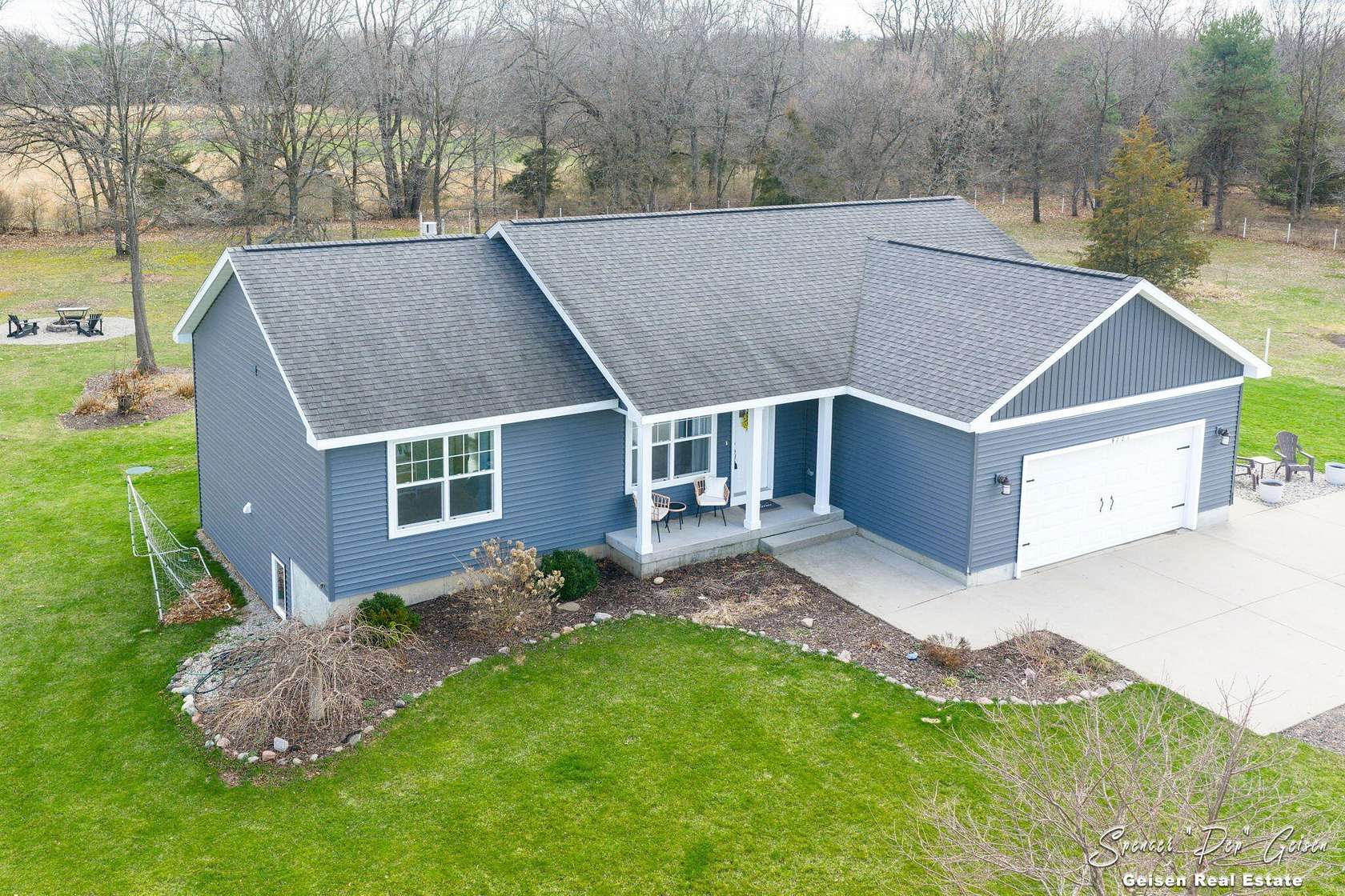 3 Acres of Land with Home for Sale in Belding, Michigan