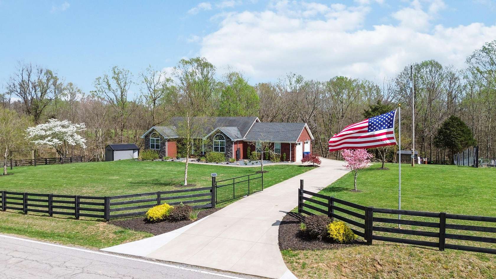 2.54 Acres of Land with Home for Sale in Campbellsville, Kentucky