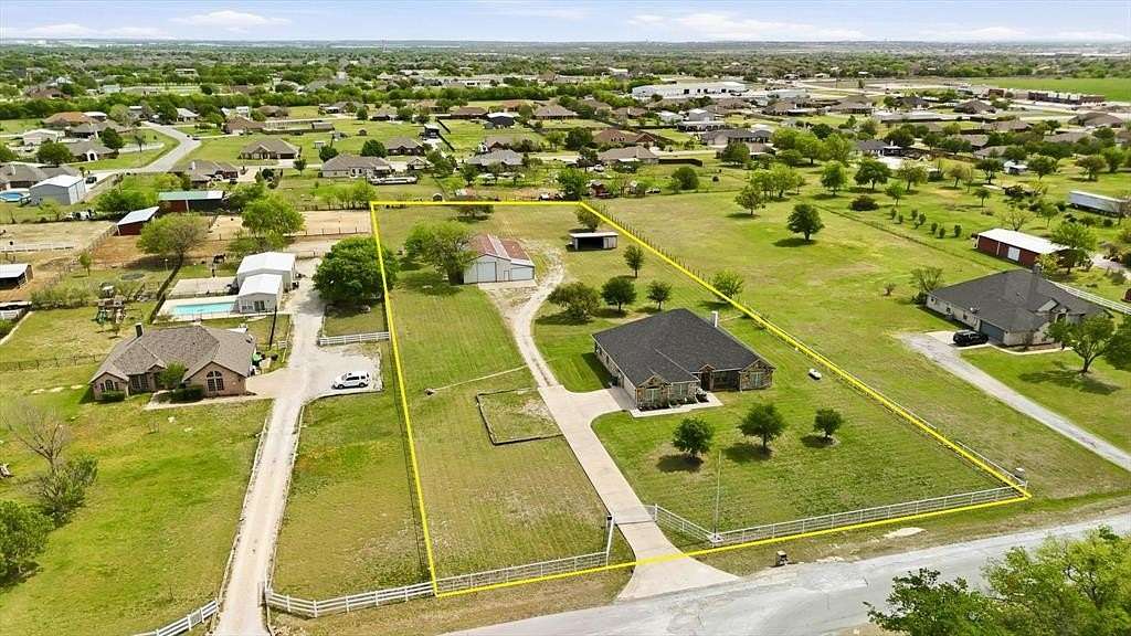 2.5 Acres of Land with Home for Sale in Haslet, Texas