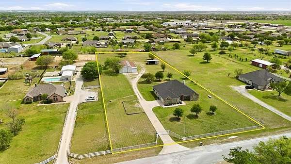 2.5 Acres of Land with Home for Sale in Haslet, Texas