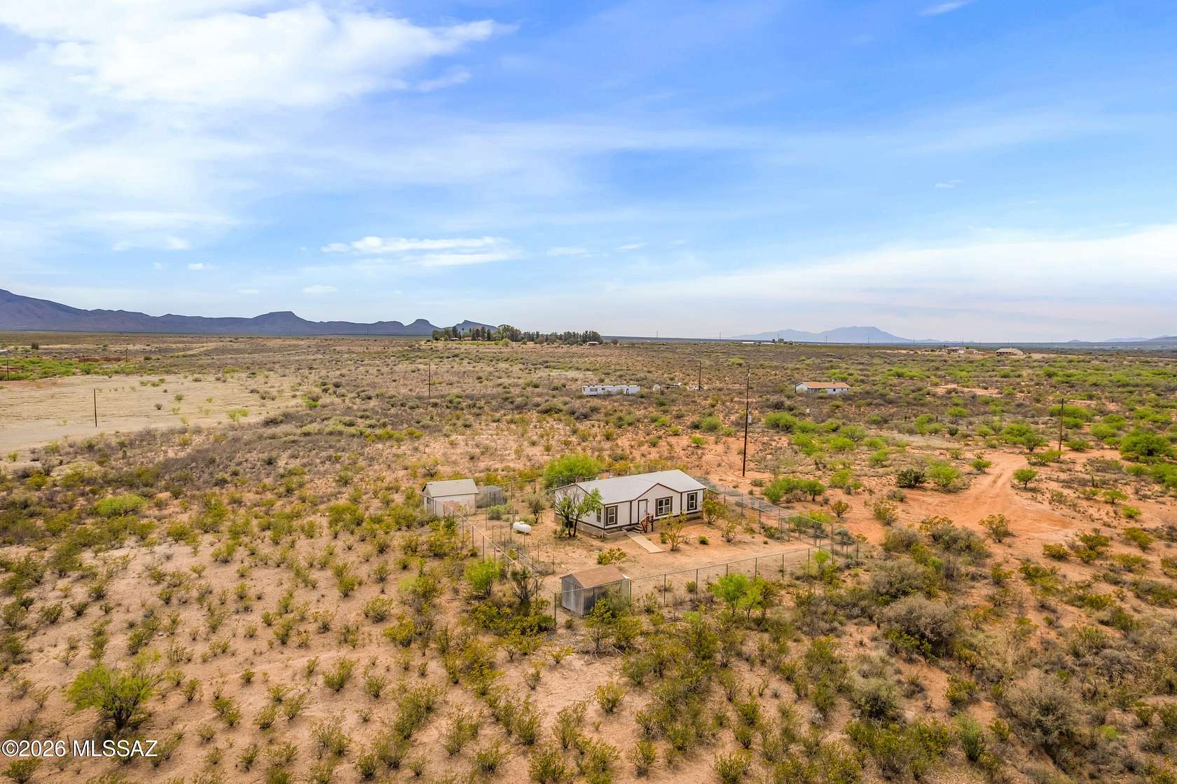4.69 Acres of Land with Home for Sale in Hereford, Arizona