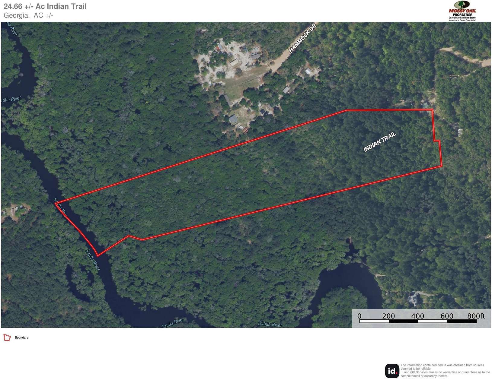 25.7 Acres of Recreational Land for Sale in Blackshear, Georgia