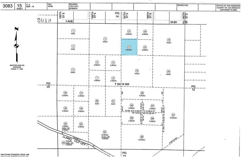 2.5 Acres of Mixed-Use Land for Sale in Llano, California