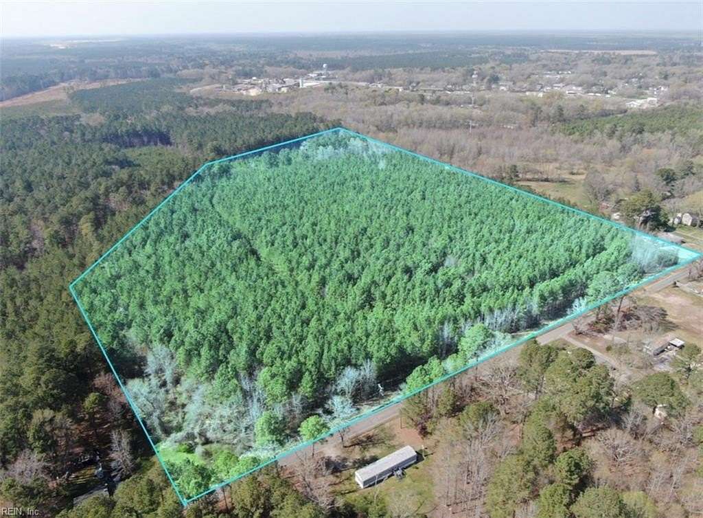 19.6 Acres of Recreational & Residential Land for Sale in Waverly, Virginia