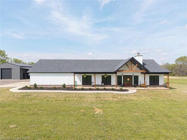 8.5 Acres of Land with Home for Sale in Pocola, Oklahoma