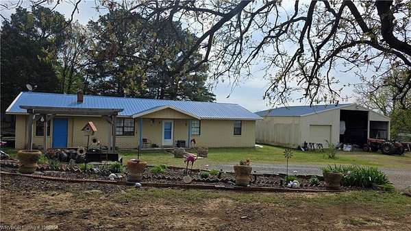 22 Acres of Land with Home for Sale in Wister, Oklahoma