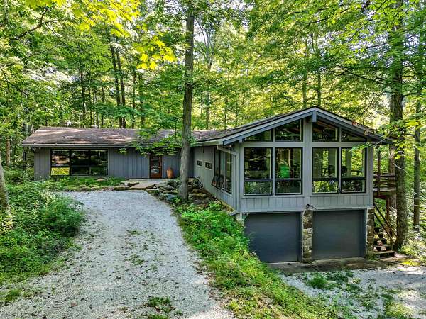 15.6 Acres of Land with Home for Sale in Bloomington, Indiana