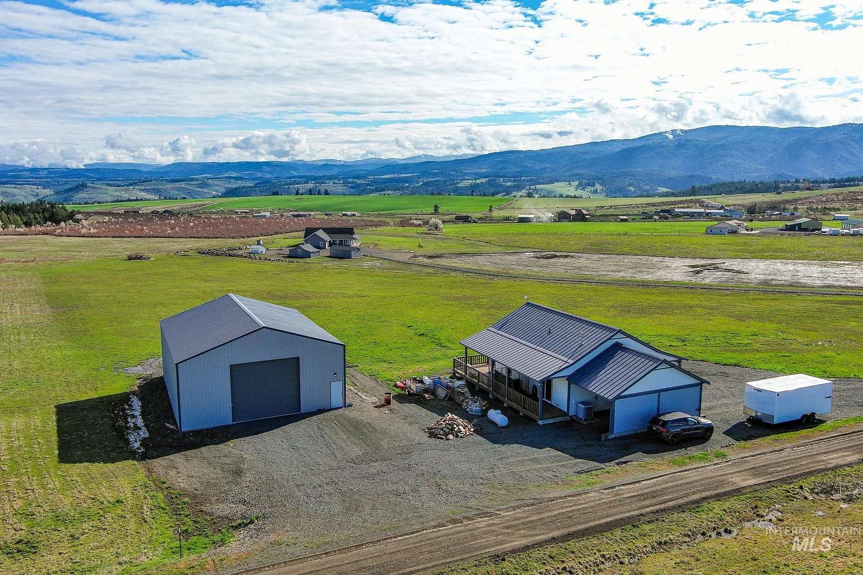 5 Acres of Land with Home for Sale in Grangeville, Idaho