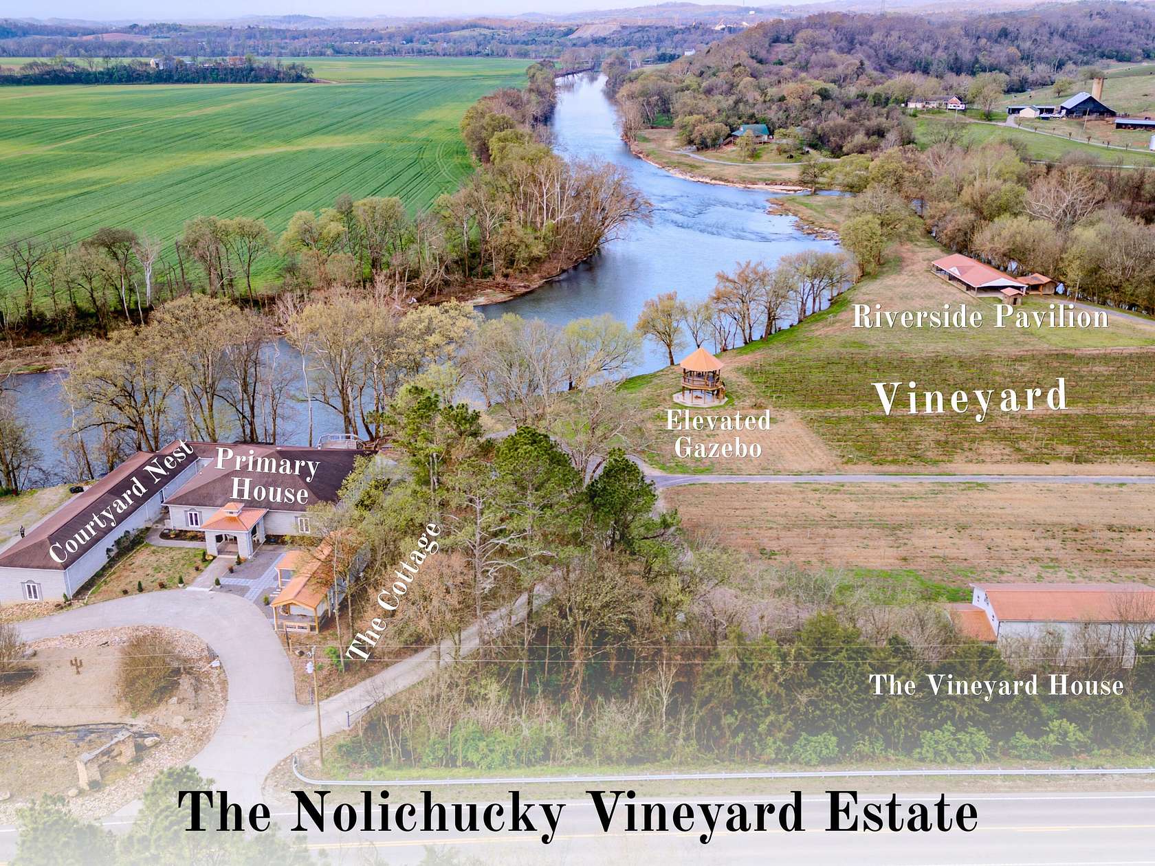 15.8 Acres of Land with Home for Sale in Russellville, Tennessee