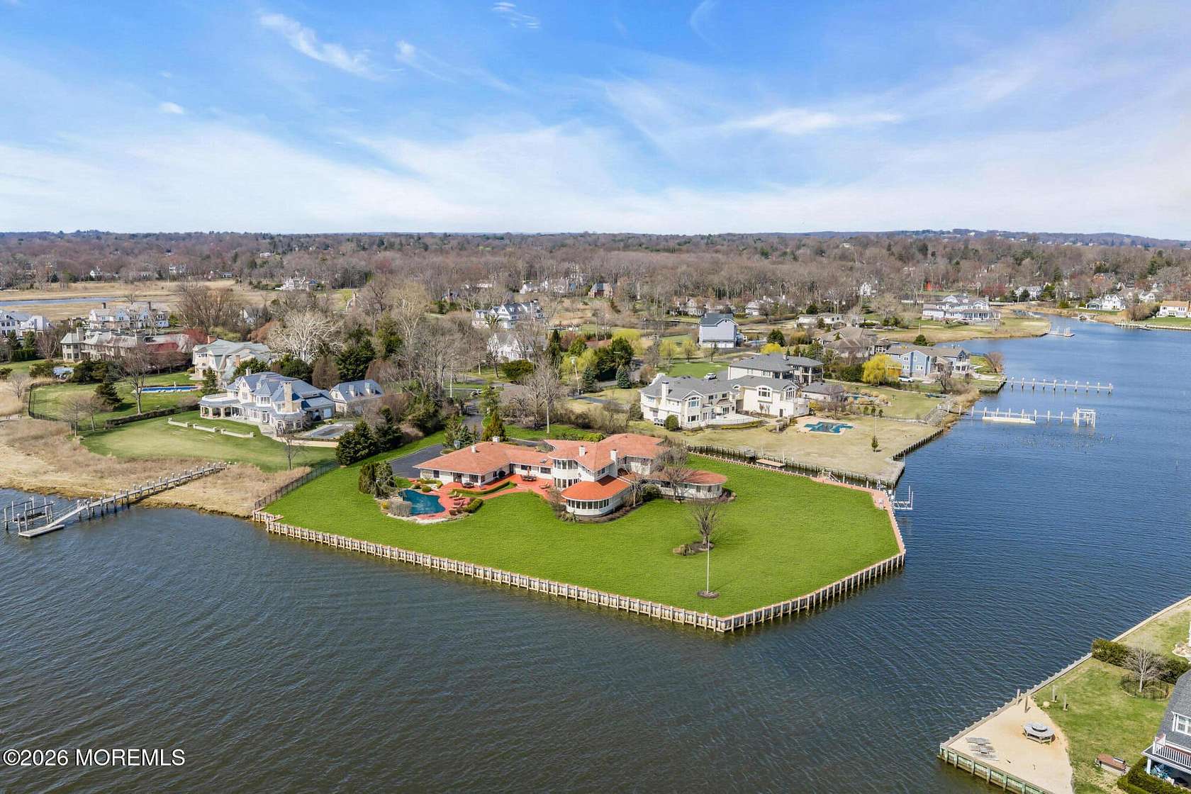 1.89 Acres of Land with Home for Sale in Rumson, New Jersey