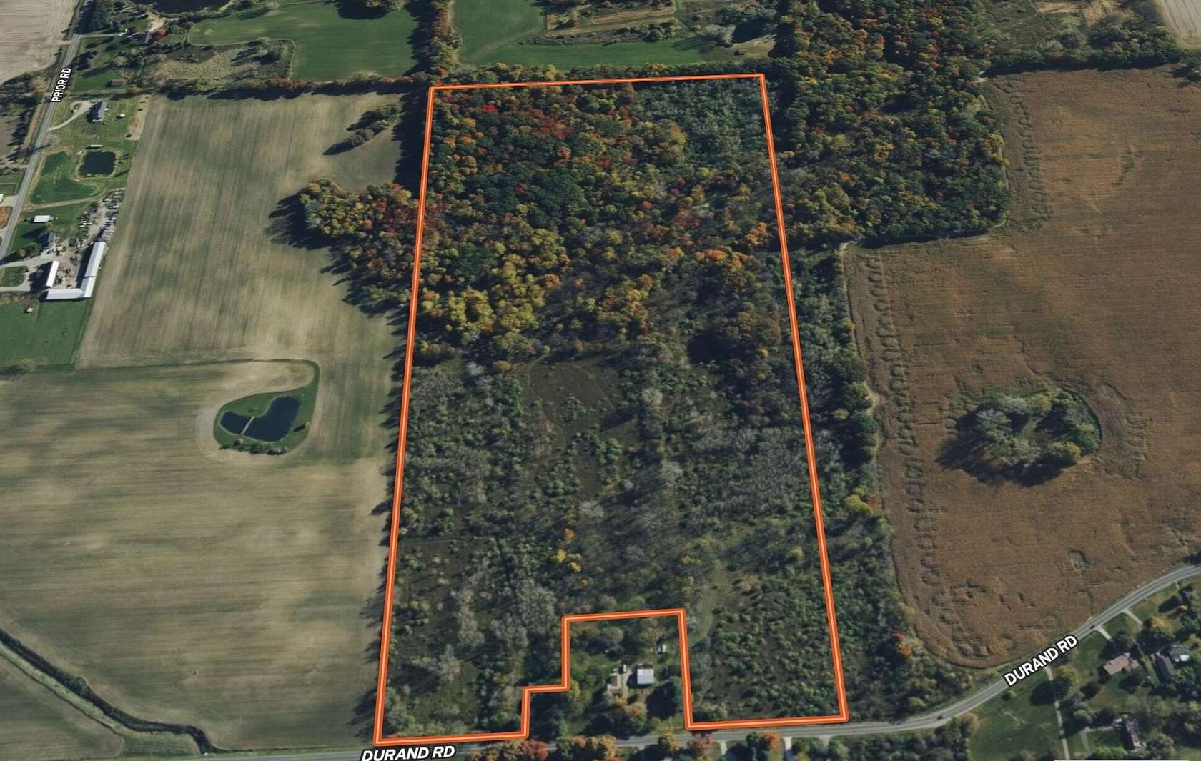 66.5 Acres of Recreational Land for Sale in Durand, Michigan