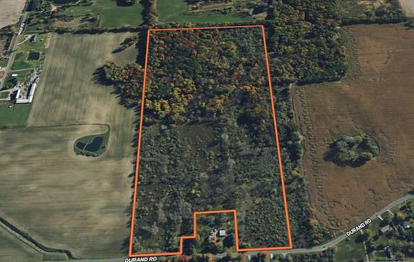 66.5 Acres of Recreational Land for Sale in Durand, Michigan