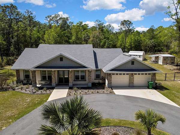 3 Acres of Land with Home for Sale in Beverly Hills, Florida