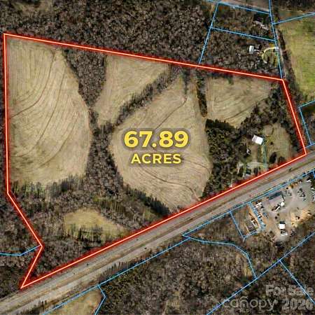 67.9 Acres of Land for Sale in Mount Pleasant, North Carolina