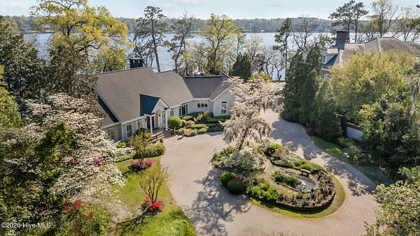 1.69 Acres of Land with Home for Sale in Trent Woods, North Carolina