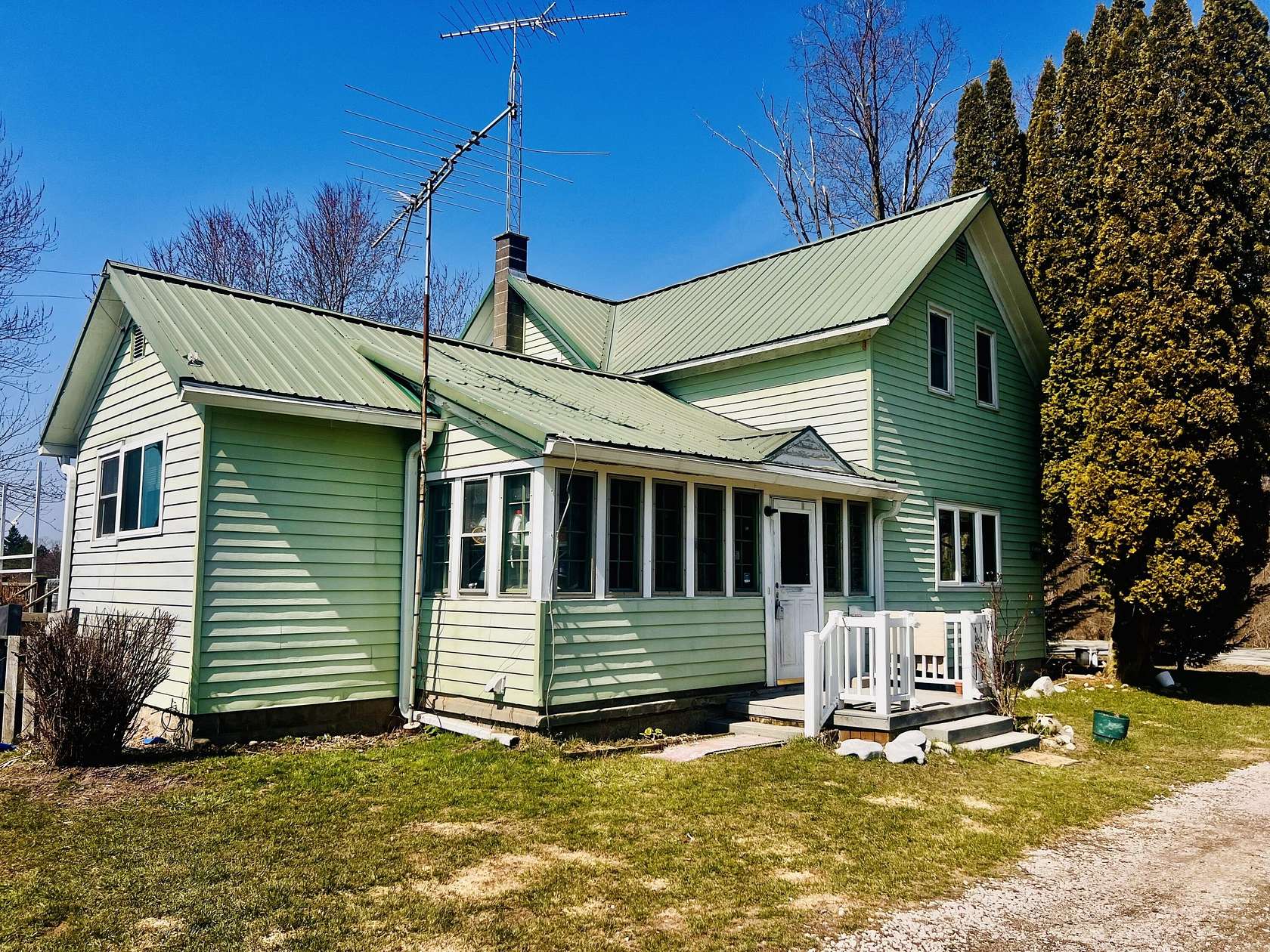 10 Acres of Land with Home for Sale in Scottville, Michigan