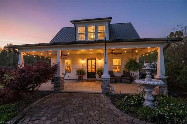 17 Acres of Recreational Land with Home for Sale in Gibsonville, North Carolina