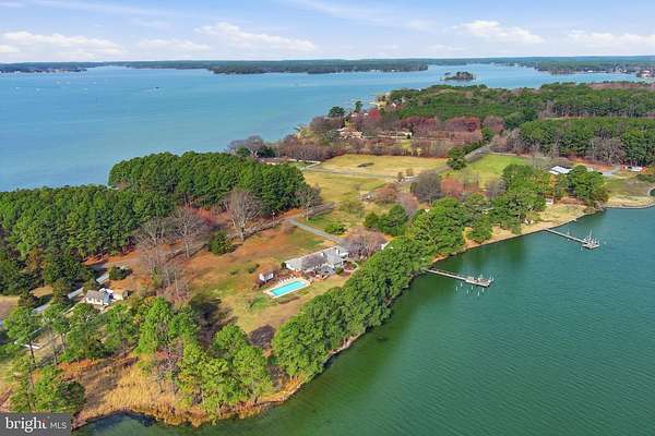 3.1 Acres of Land with Home for Sale in St. Michaels, Maryland