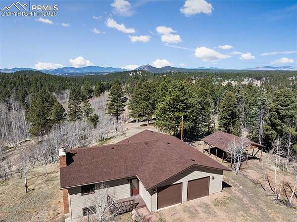 20 Acres of Recreational Land with Home for Sale in Divide, Colorado