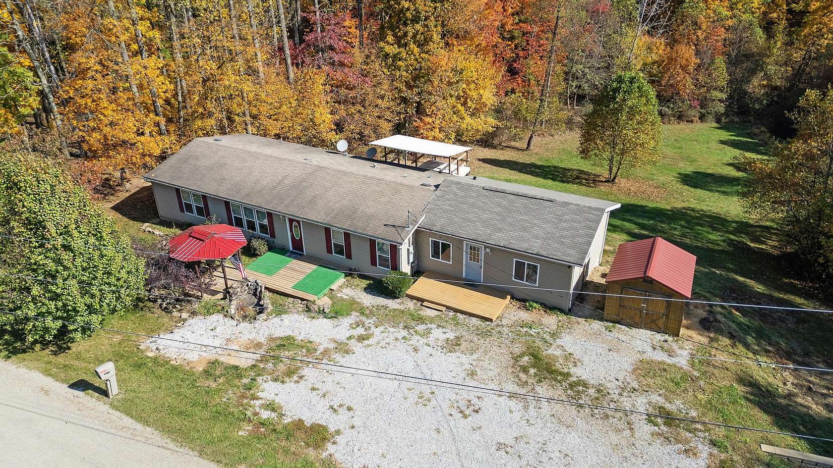 2 Acres of Land with Home for Sale in St. Louisville, Ohio