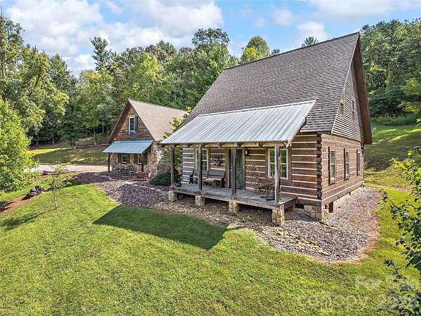 13 Acres of Land with Home for Sale in Alexander, North Carolina