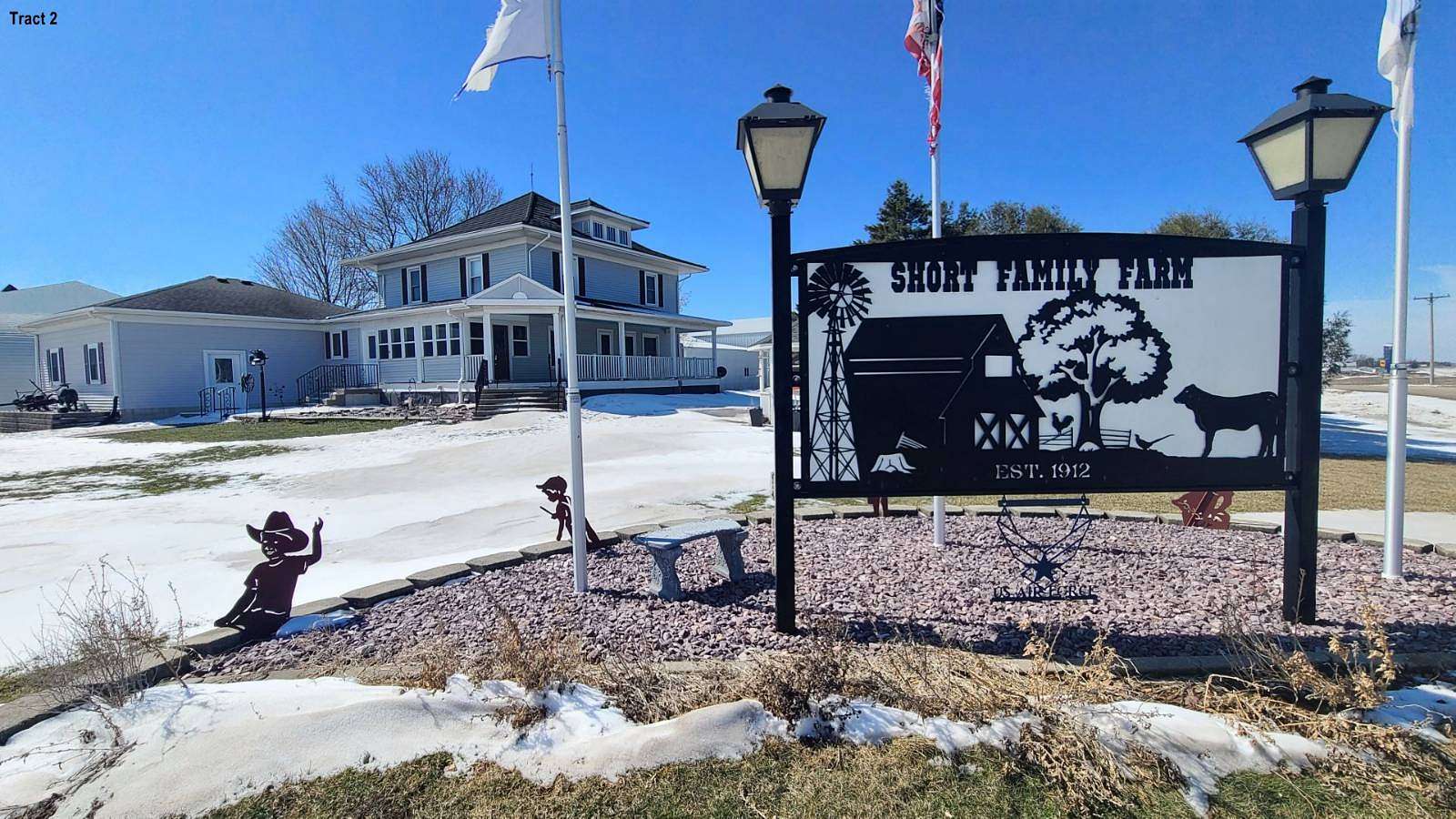 48 Acres of Agricultural Land with Home for Auction in Winthrop, Iowa