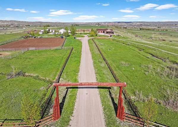 56 Acres of Land with Home for Auction in Lander, Wyoming