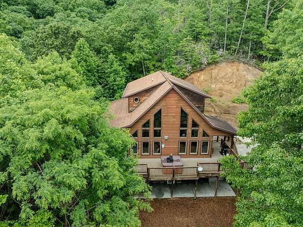 11 Acres of Land with Home for Sale in Bryson City, North Carolina