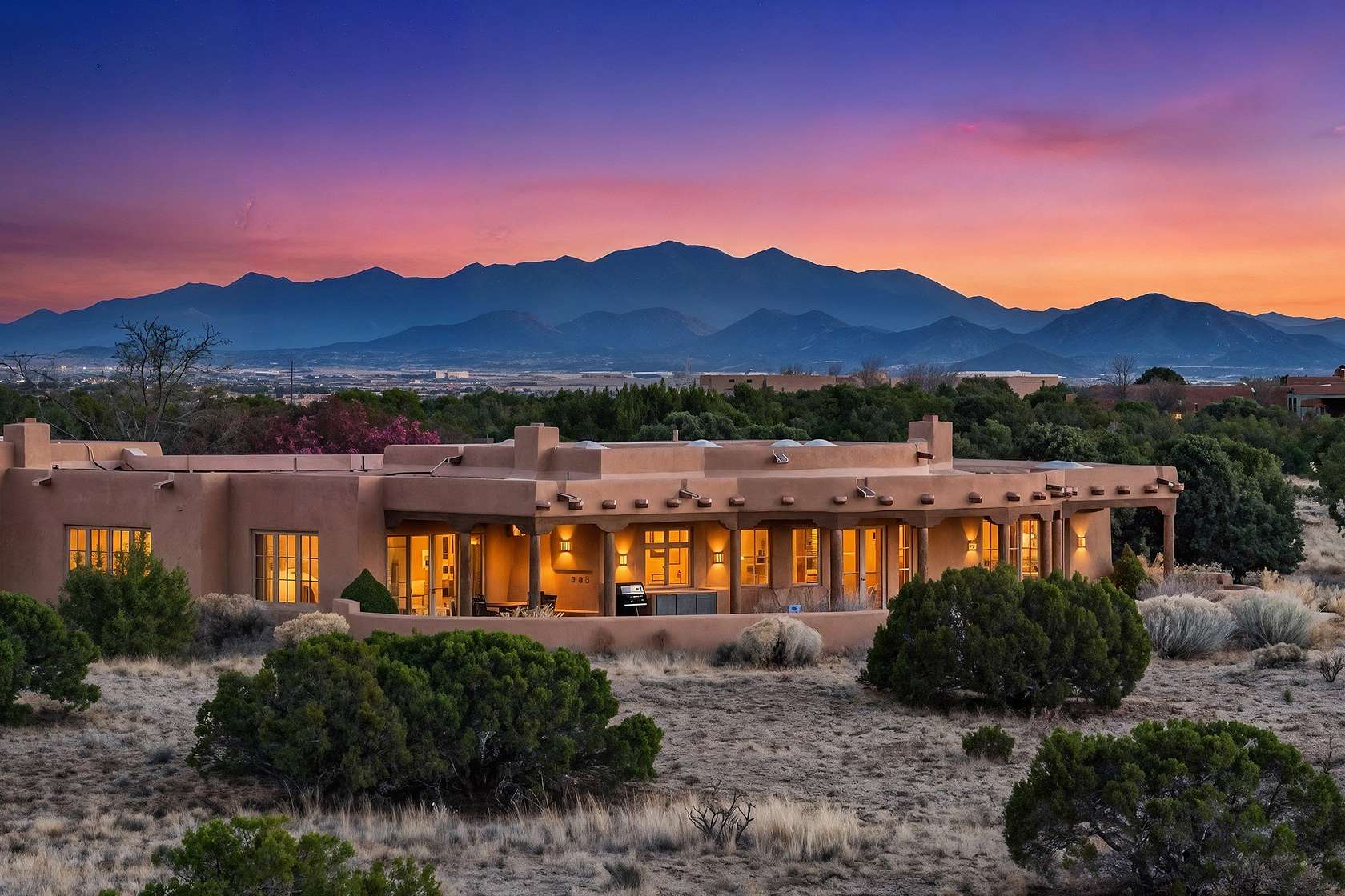 2.67 Acres of Land with Home for Sale in Santa Fe, New Mexico