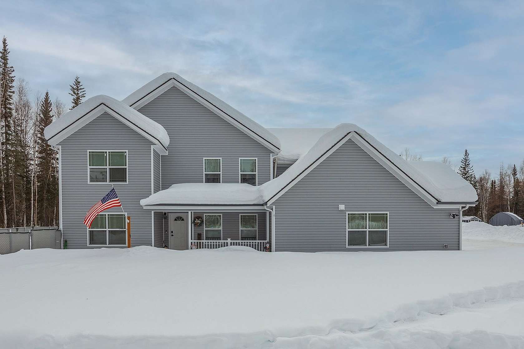 1.7 Acres of Land with Home for Sale in North Pole, Alaska