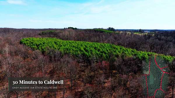 43.5 Acres of Recreational & Residential Land for Sale in Dexter City, Ohio