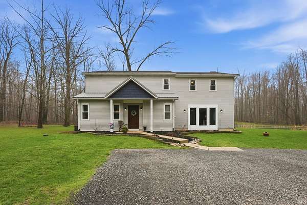 10 Acres of Land with Home for Sale in Columbia City, Indiana