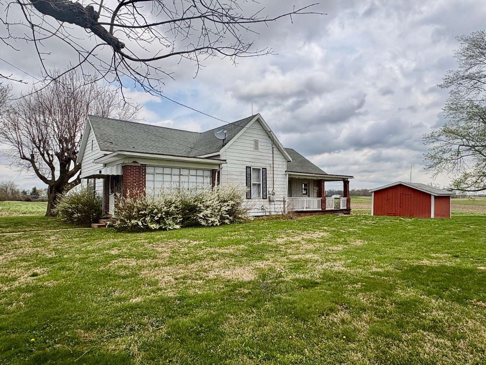 2 Acres of Land with Home for Lease in Dale, Indiana