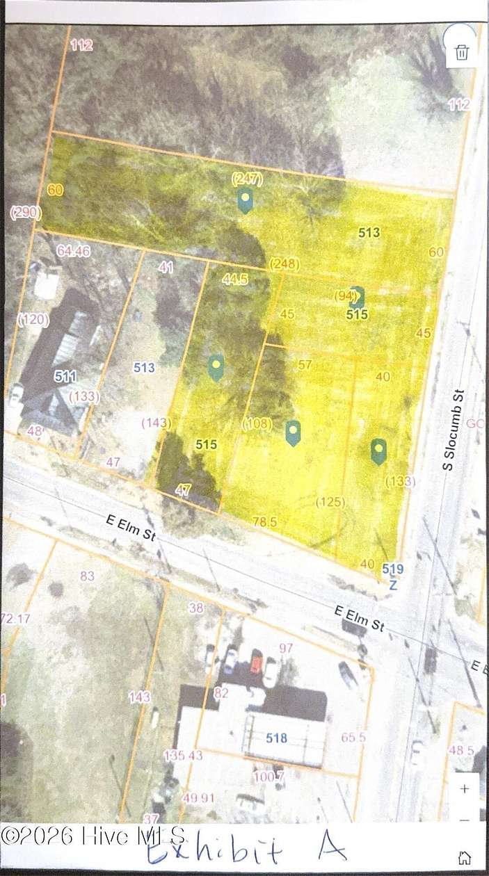 0.89 Acres of Mixed-Use Land for Sale in Goldsboro, North Carolina