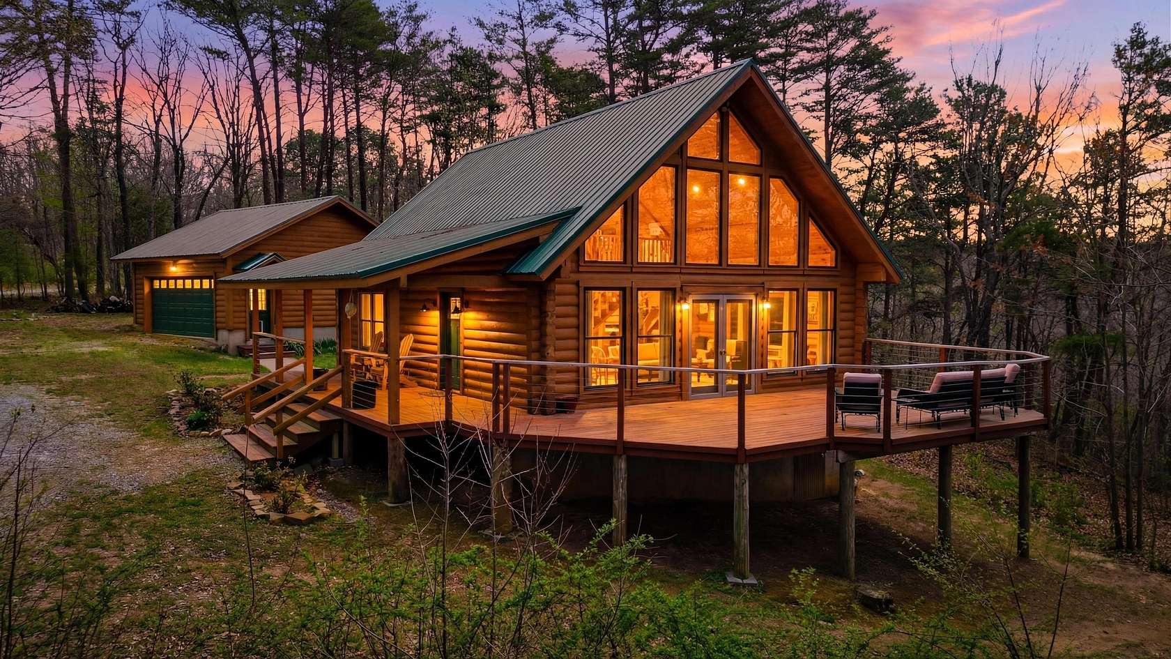 16.3 Acres of Land with Home for Sale in Rising Fawn, Georgia