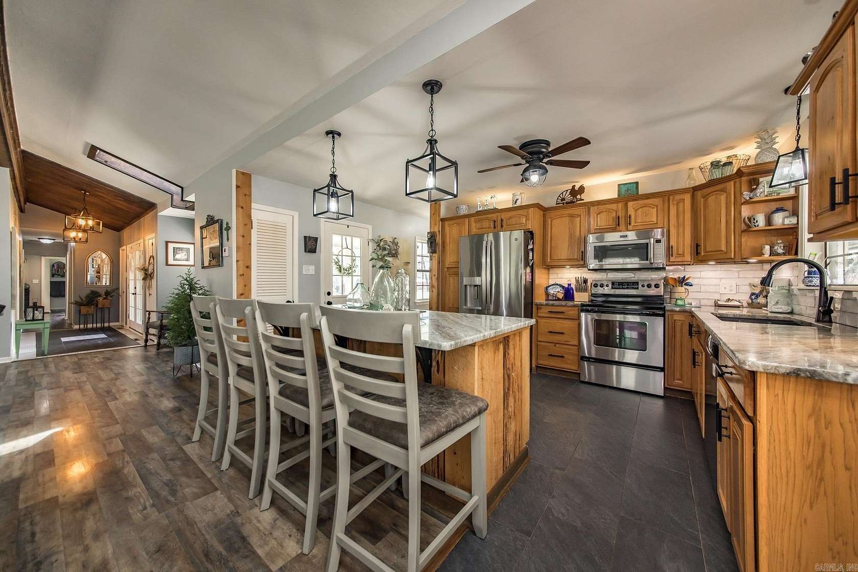 7.7 Acres of Land with Home for Sale in Redfield, Arkansas