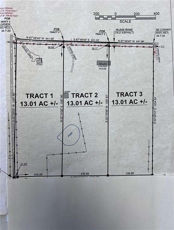 13 Acres of Land for Sale in Russellville, Arkansas