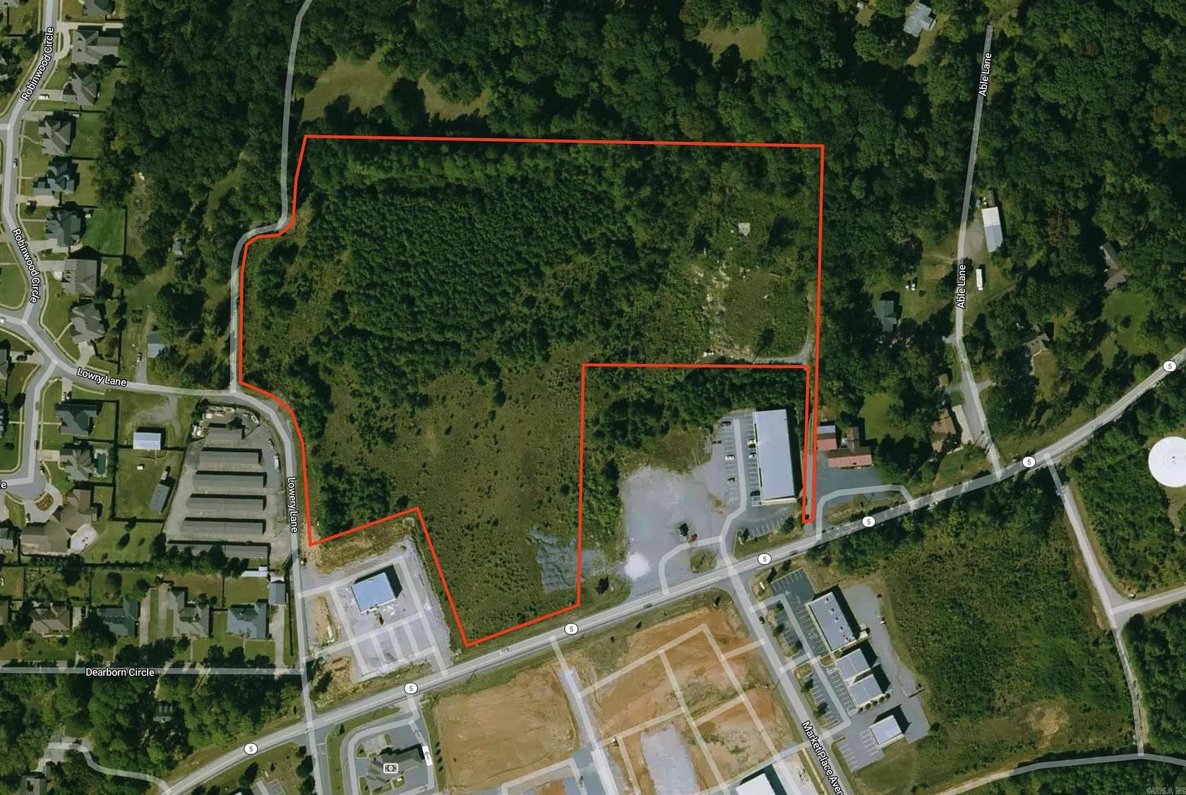 15.6 Acres of Land for Sale in Bryant, Arkansas